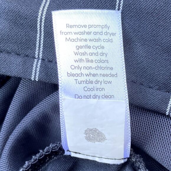 Athleta Women's Navy Blue White Striped Mid-Town Jogger/Pants Size 10. EUC - Picture 6 of 6